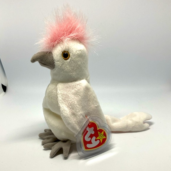 Cockatoo VINTAGE TY BEANIE BABY KUKU BORN JANUARY 5, 1997 - Picture 1 of 6
